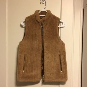 Jcrew plush excursion vest